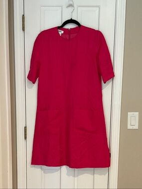 DKNY Fuchsia Midi Dress